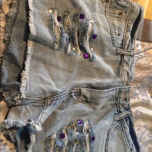 Venus blue jean shorts